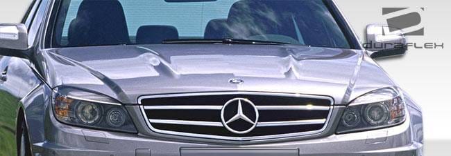 Mercedes-Benz C Class Duraflex C63 Look Hood - 1 Piece - 107193 thumbnail 3