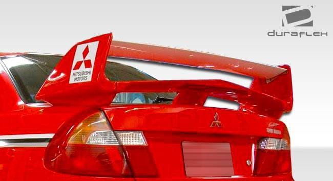 Mitsubishi Mirage 4DR Duraflex Evo 6 TME Wing Trunk Lid Spoiler - 1 Piece - 107206 thumbnail 4