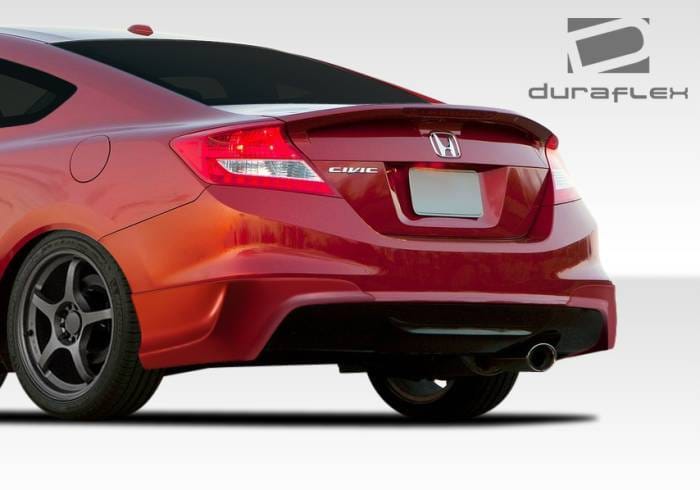 Honda Civic 2DR Duraflex H-Sport Rear Add On Bumper Extensions - 2 Piece - 107953 thumbnail 2