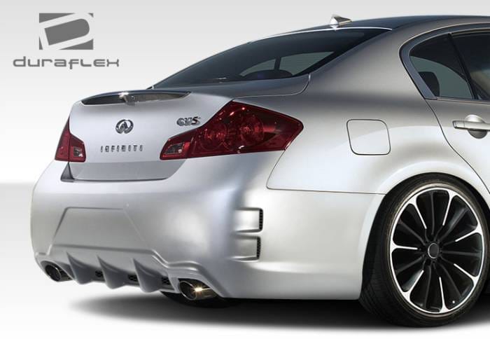 Infiniti G25 Duraflex Elite Rear Bumper Cover - 1 Piece - 107668 thumbnail 3