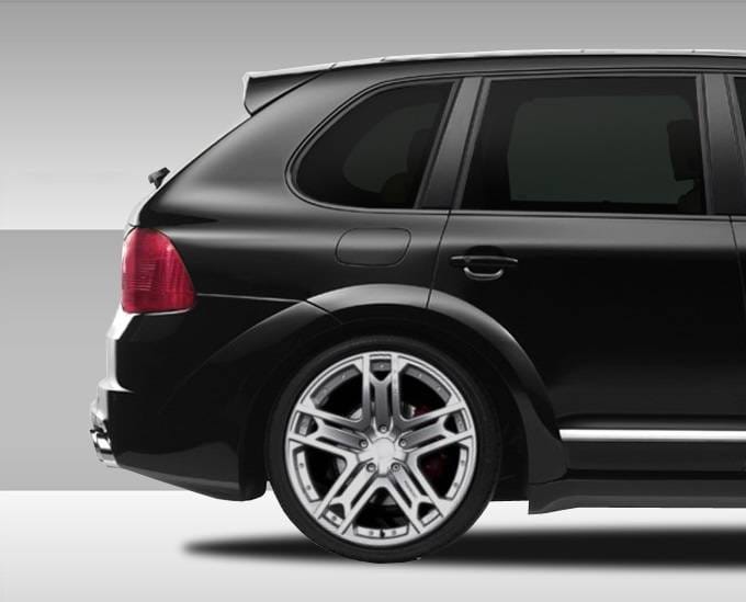 Porsche Cayenne Duraflex Eros Version 1 Wide Body Rear Fender Flares - 4 Piece - 108274