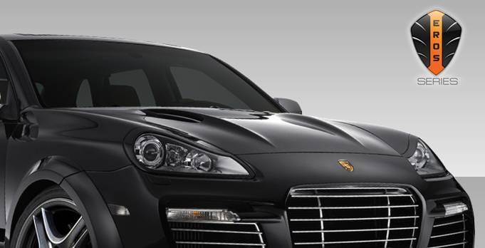 Porsche Cayenne Duraflex Eros Version 1 Hood - 1 Piece - 108276 thumbnail 2