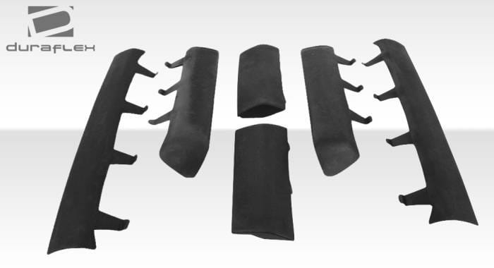 Dodge Ram Duraflex MP-R Side Skirts Rocker Panels - 6 Piece - 108116 thumbnail 3