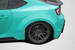 Subaru BRZ Duraflex 86-R Wide Body Rear Fenders - 2 Piece - 109037