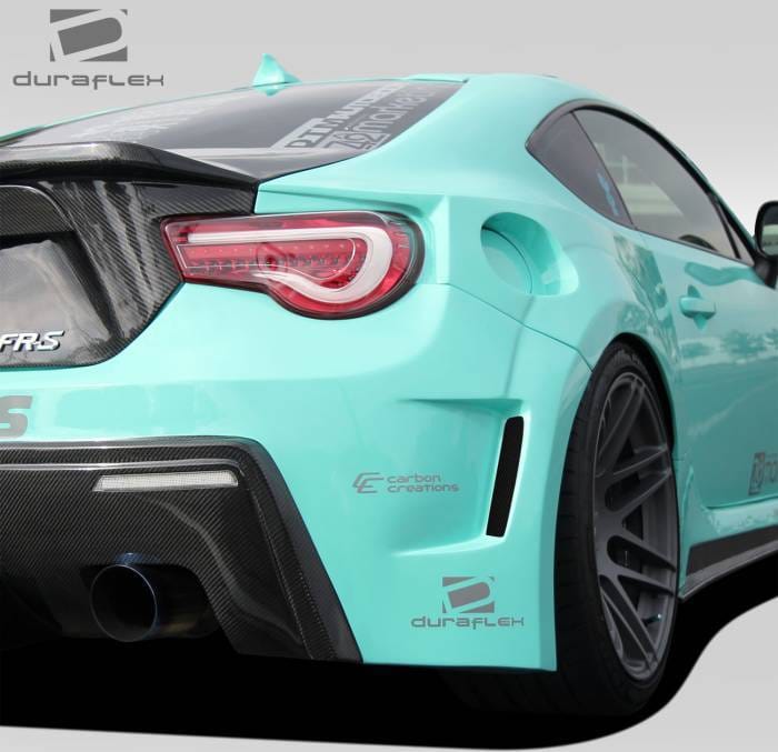 Subaru BRZ Duraflex 86-R Wide Body Rear Fenders - 2 Piece - 109037 thumbnail 8