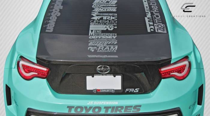 Subaru BRZ Carbon Creations 86-R Trunk - 1 Piece - 109038 thumbnail 3