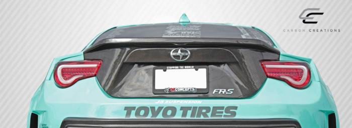 Subaru BRZ Carbon Creations 86-R Trunk - 1 Piece - 109038 thumbnail 4