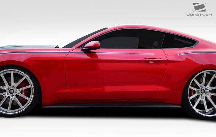 Ford Mustang Duraflex Duraflex GT Concept Side Skirt Rocker Panels - 2 Piece - 112233 thumbnail 4