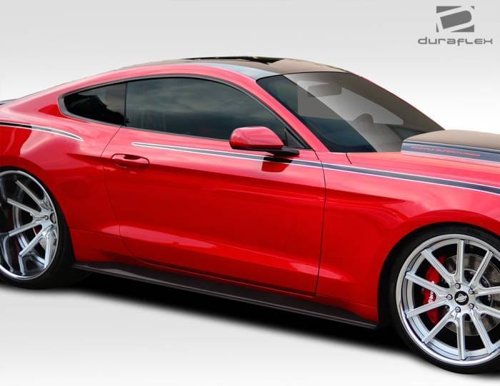 Ford Mustang Duraflex Duraflex GT Concept Side Skirt Rocker Panels - 2 Piece - 112233 thumbnail 5