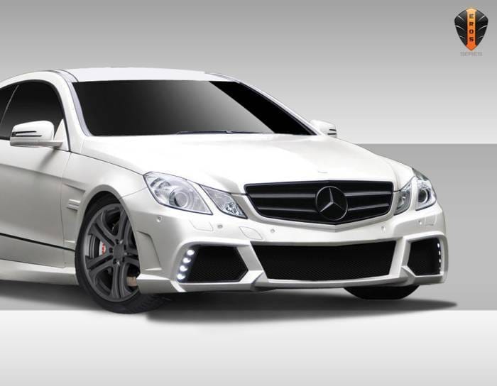 Mercedes E Class 2DR Eros Version 3 Duraflex Front Body Kit Bumper 112262 thumbnail 2