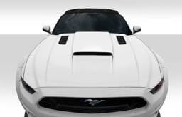 Ford Mustang Duraflex CVX Hood - 1 Piece - 112579