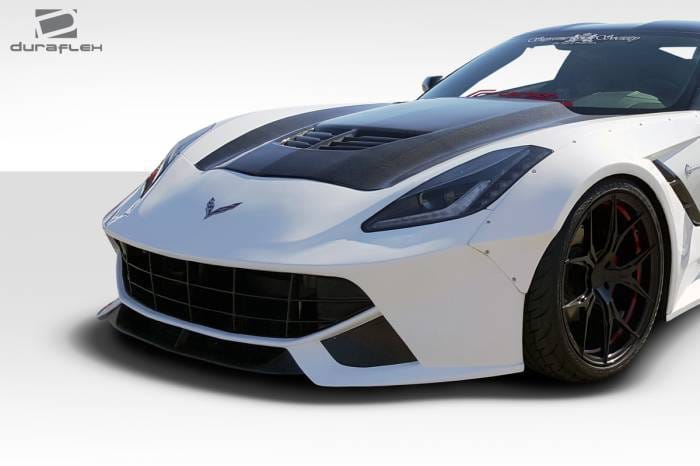 Chevrolet Corvette Duraflex Gran Veloce Front Bumper - 1 Piece - 112424 thumbnail 2