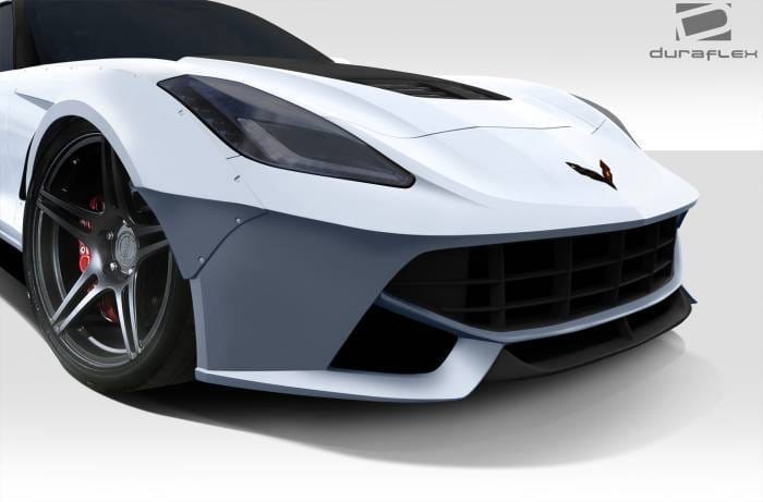 Chevrolet Corvette Duraflex Gran Veloce Front Bumper - 1 Piece - 112424 thumbnail 4