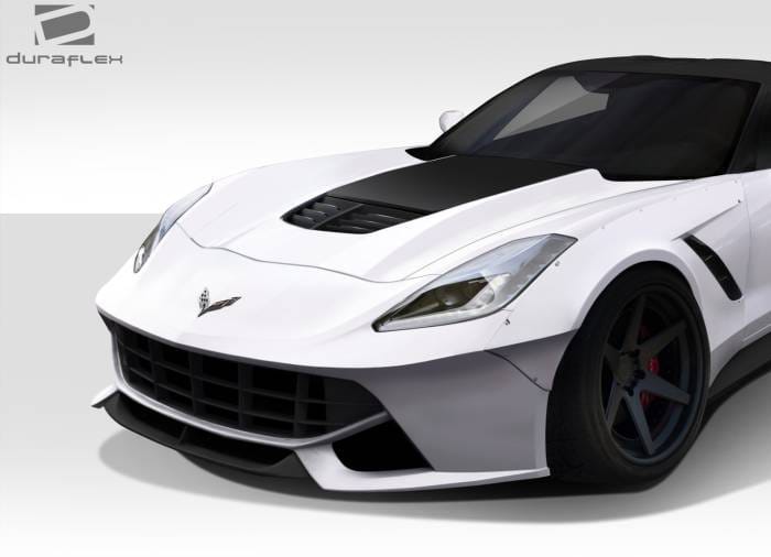 Chevrolet Corvette Duraflex Gran Veloce Front Bumper - 1 Piece - 112424 thumbnail 5