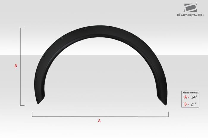 Universal Universal Universal Duraflex Fender Flares 112765 thumbnail 3