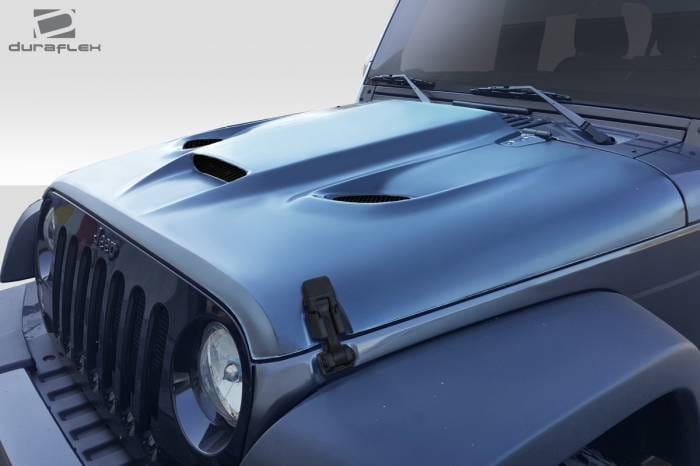 Jeep Wrangler Hellcat Look Duraflex Body Kit- Hood 113214 thumbnail 2