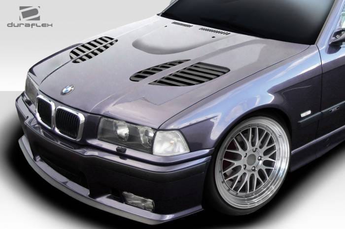 BMW 3 Series 4DR GTR Duraflex Body Kit- Hood 113317 thumbnail 2