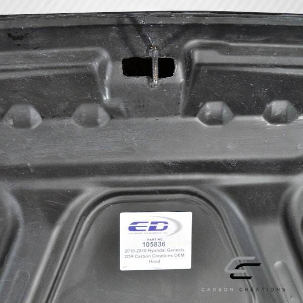 Hyundai Genesis 2DR OEM DriTech Carbon Fiber Body Kit- Hood 113126 thumbnail 5