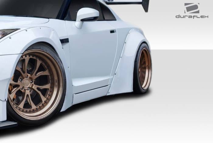 Nissan GTR LBW Duraflex Rear Fender Flares 113509 thumbnail 2
