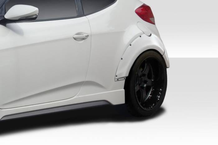 Hyundai Veloster Envisions Duraflex Rear Fender Flares 114306 thumbnail 2