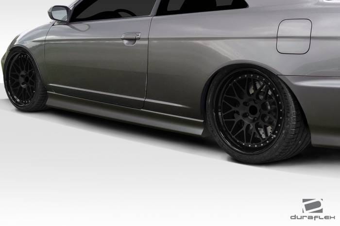 Honda Civic Sleek Duraflex Side Skirts Body Kit 114275 thumbnail 2