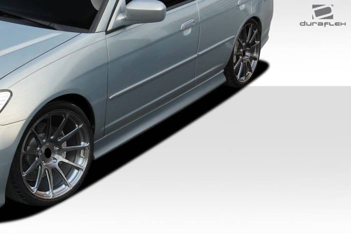 Honda Civic Sleek Duraflex Side Skirts Body Kit 114275 thumbnail 3