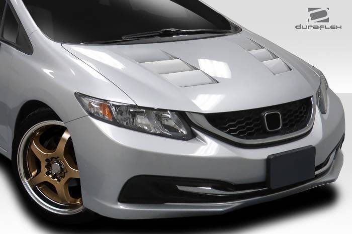 Honda Civic 4DR TS-1 Duraflex Body Kit- Hood 114289 thumbnail 2