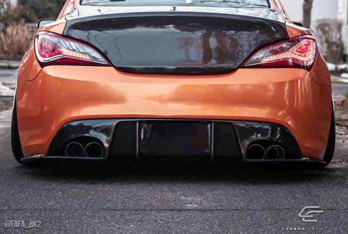 Hyundai Genesis Speedster Carbon Fiber Rear Diffuser Lip Body Kit 114300 thumbnail 3