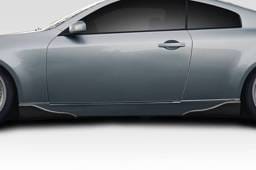 Infiniti G Coupe 2DR Vader Duraflex Side Skirt Add On Body Kit 114932