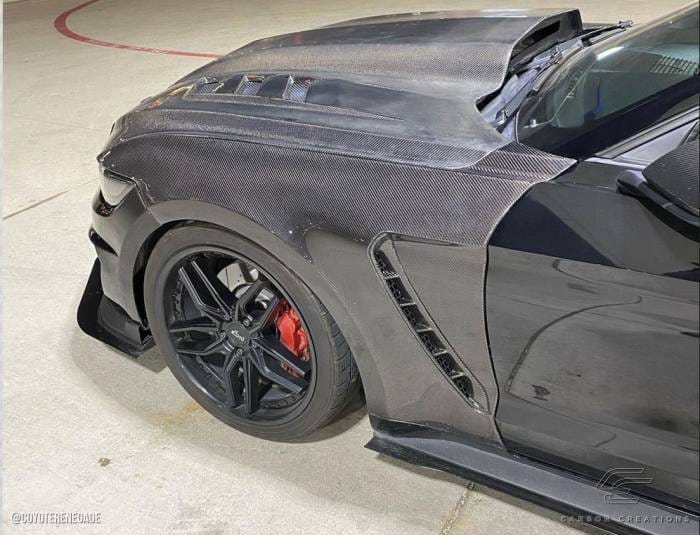 Ford Mustang GT350 Look Carbon Fiber Creations Body Kit- Fenders 115443 thumbnail 2