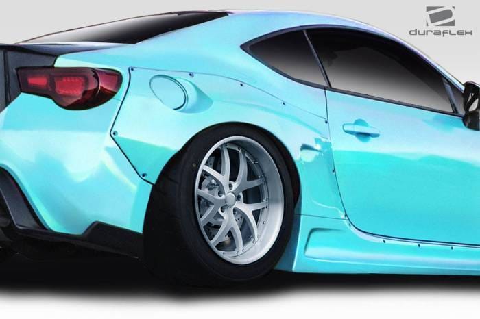 Scion FRS GT500 V3 Duraflex Wide Rear Fender Flares 114482 thumbnail 2