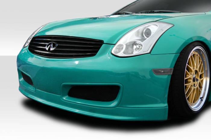Infiniti G Coupe N-1 Duraflex Front Body Kit Bumper 114830 thumbnail 2