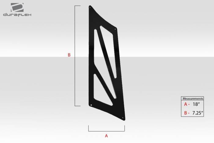 sal VRX Duraflex Body Kit-9 pcs V.2 Tall Wing/Spoiler 115118 thumbnail 5