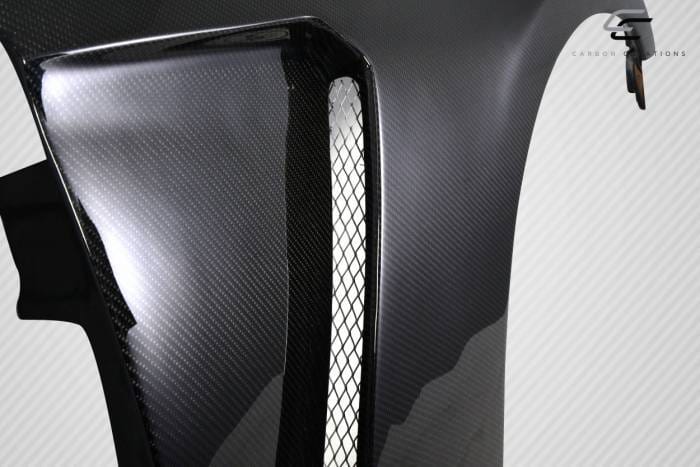 Ford Mustang GT350 V2 Look Carbon Fiber Body Kit- Front Fenders 115538 thumbnail 3
