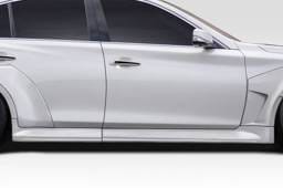 Infiniti Q50 Redline Duraflex Wide Side Skirts Body Kit 116525