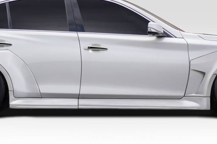 Infiniti Q50 Redline Duraflex Wide Side Skirts Body Kit 116525