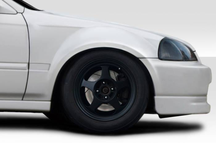 Honda Civic K Spec Duraflex Body Kit- 50MM Front Fenders 117352