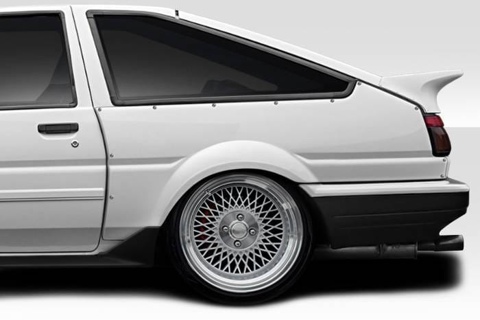 Toyota Corolla HB D1 Duraflex 40MM Rear Fender Flares 117738