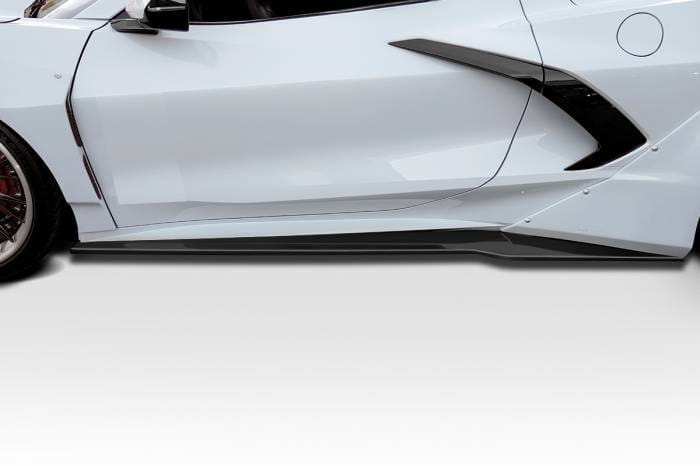 Chevy Corvette Gran Veloce Duraflex Wide Side Skirts Body Kit 117914 thumbnail 2