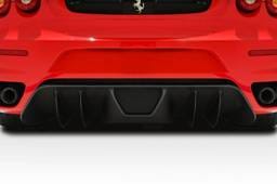 Ferrari F430 AF-1 Aero Function Rear Bumper Diffuser Fins Body Kit 117843
