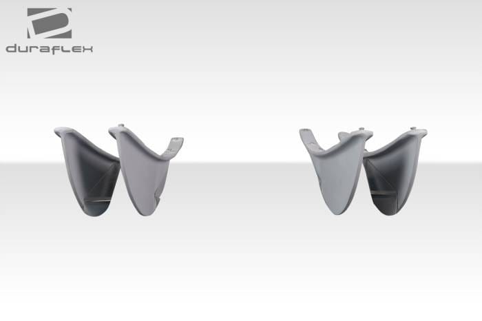 Ferrari F430 AF-1 Aero Function Rear Bumper Diffuser Fins Body Kit 117843 thumbnail 3
