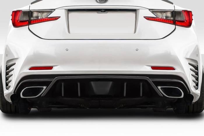Lexus RC-F Downforce Duraflex Rear Bumper Diffuser Body Kit 118074