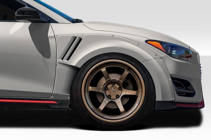 Hyundai Veloster Aerotune Duraflex 6pcs Front Fender Flares 118127
