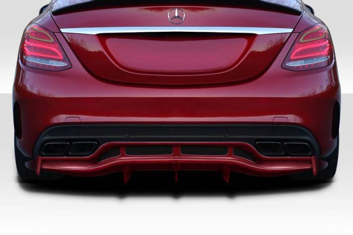 Mercedes C Class Weaver Duraflex Rear Bumper Diffuser Body Kit 118171