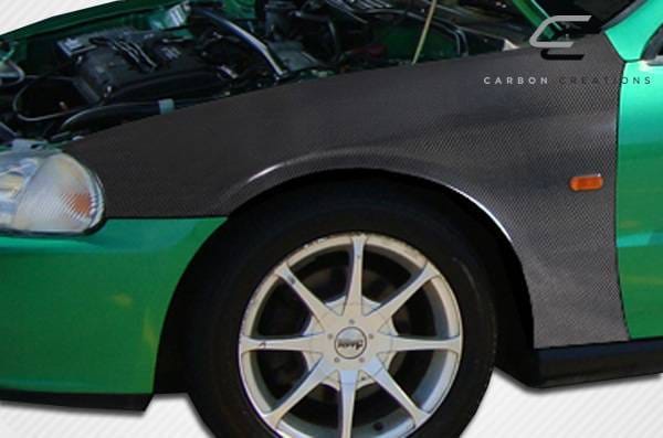 Honda Del Sol Carbon Creations OEM Fenders - 2 Piece - 105550 thumbnail 2