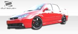 Ford Focus Duraflex Pro-DTM Side Skirts Rocker Panels - 2 Piece - 100045