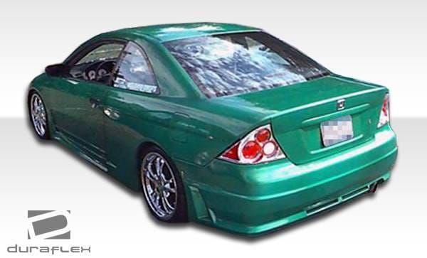 Honda Civic 2DR Duraflex R34 Rear Bumper Cover - 1 Piece - 100239 thumbnail 4
