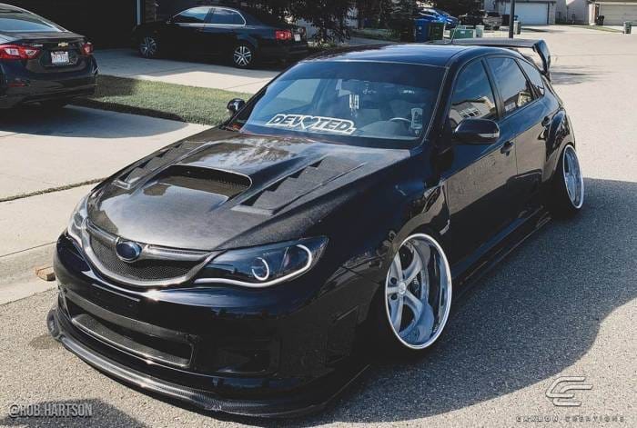 Subaru Impreza Carbon Creations GT Concept Hood - 1 Piece - 104657 thumbnail 2