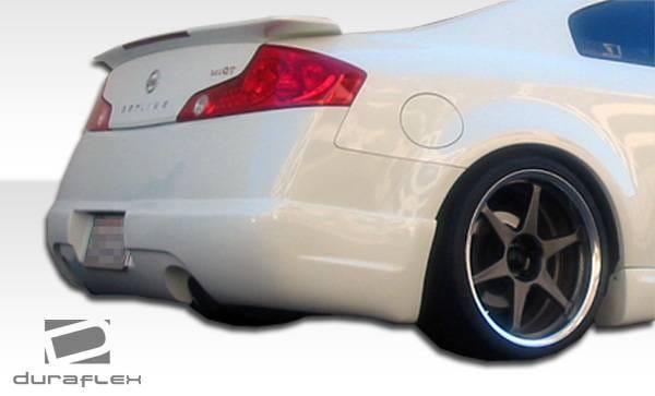 Infiniti G35 2DR Duraflex I-Spec Rear Lip Under Spoiler Air Dam - 1 Piece - 100462 thumbnail 3