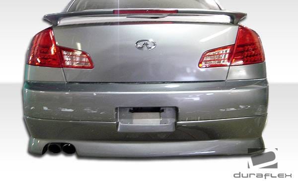 Infiniti G35 4DR Duraflex GT Competition Rear Lip Under Spoiler Air Dam - 1 Piece - 100471 thumbnail 2